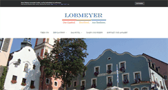 Desktop Screenshot of gasthof-lobmeyer.de